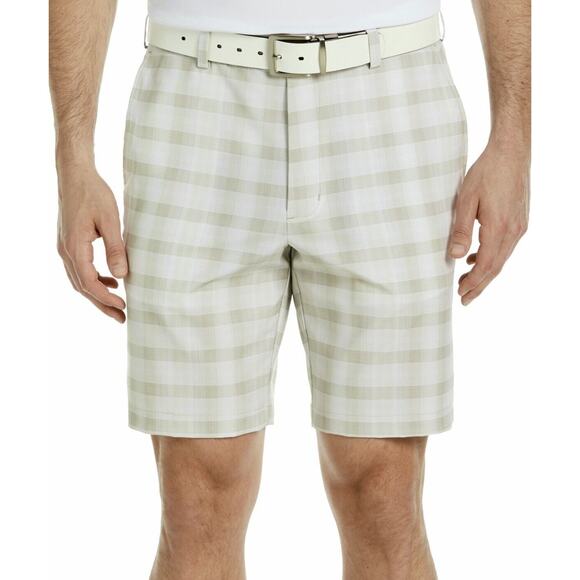 PGA Tour Men's Moisture Wicking Stretch Plaid Golf Shorts Size 40 $68 - Picture 1 of 9